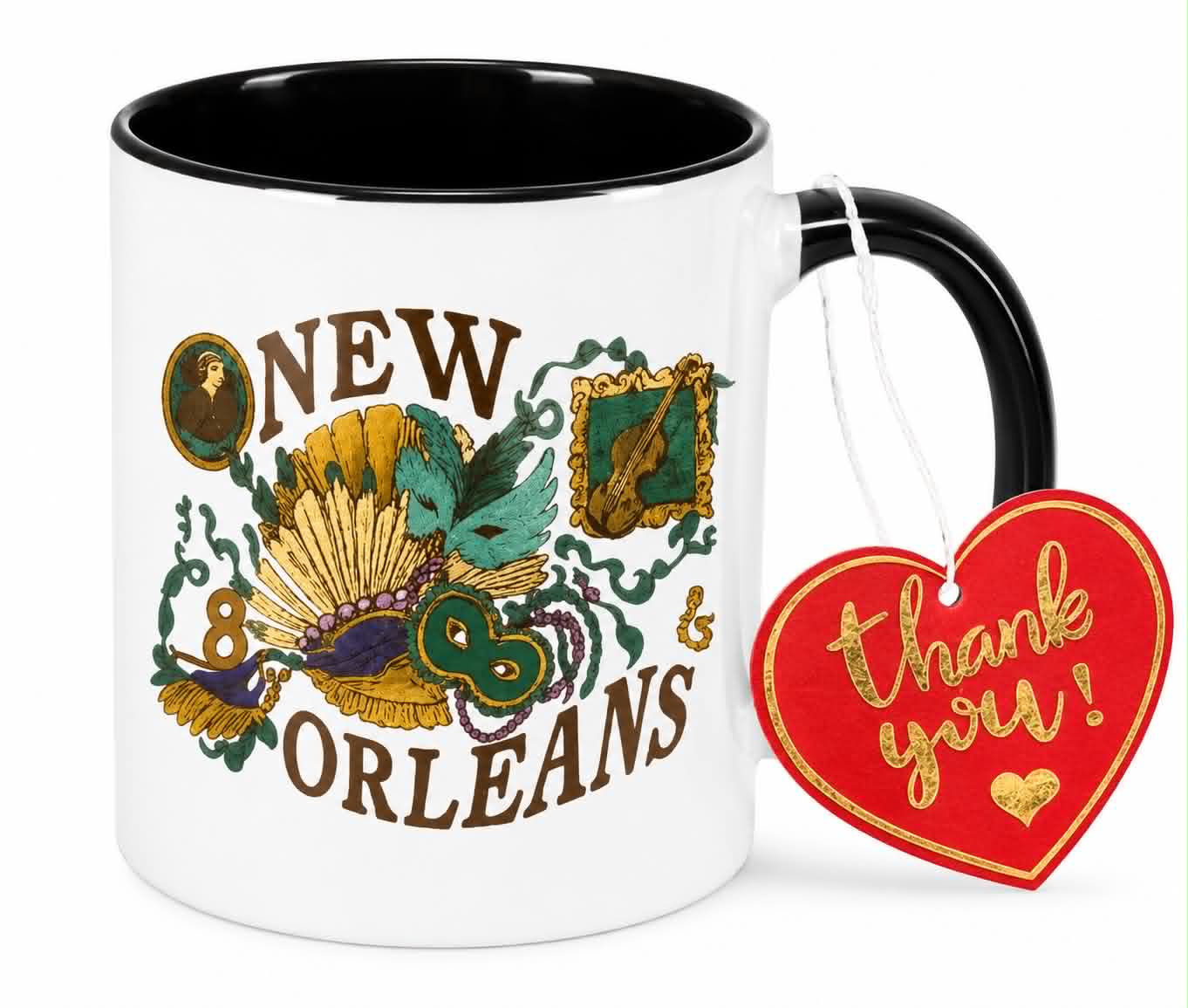 11oz with NEW ORLEANS Wide Back Print Logo