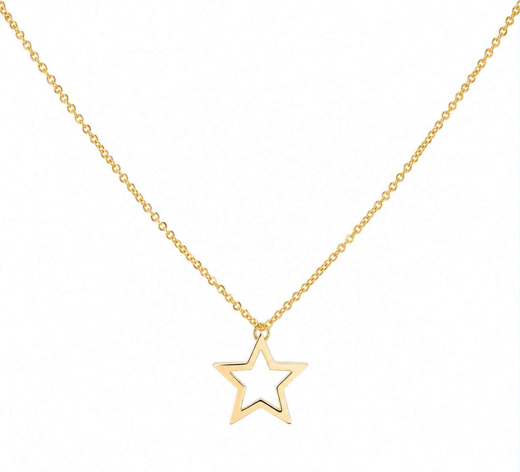 Gold Star Pendant Necklace