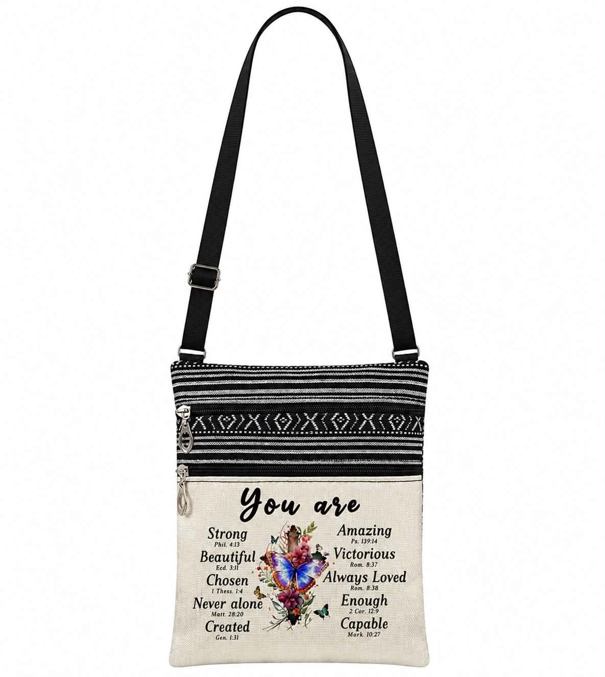 You Are Crossbody Phone Bag Inspirational Faith-Based Travel Purse