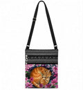 Sleeping Cat & Kitten Crossbody Bag