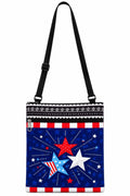 Patriotic Stars Crossbody Phone Bag