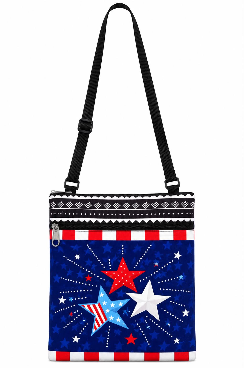 Patriotic Stars Crossbody Phone Bag