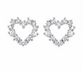 Sparkling Heart Earrings