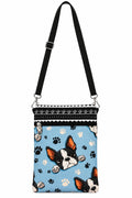 Boston Terrier Crossbody Phone Bag Dog Lover Travel Purse