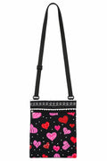 Heart Print Crossbody purse