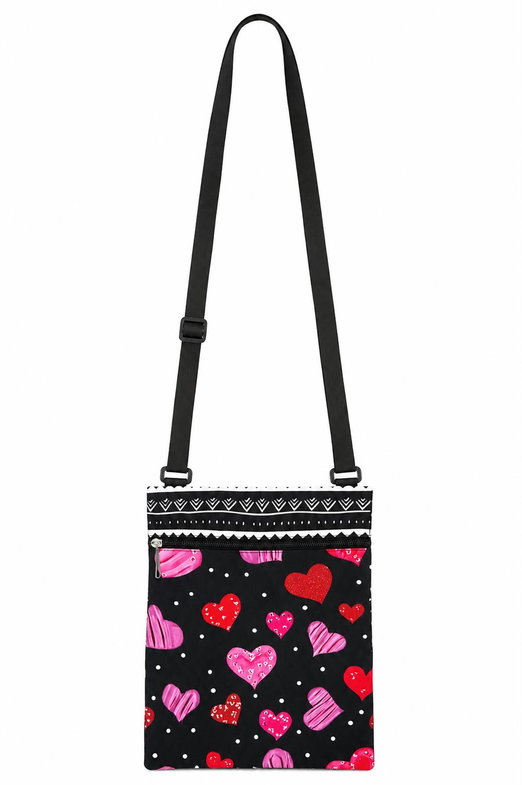Heart Print Crossbody purse