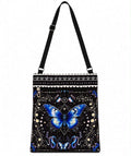 Blue Butterfly Mystical Crossbody Bag