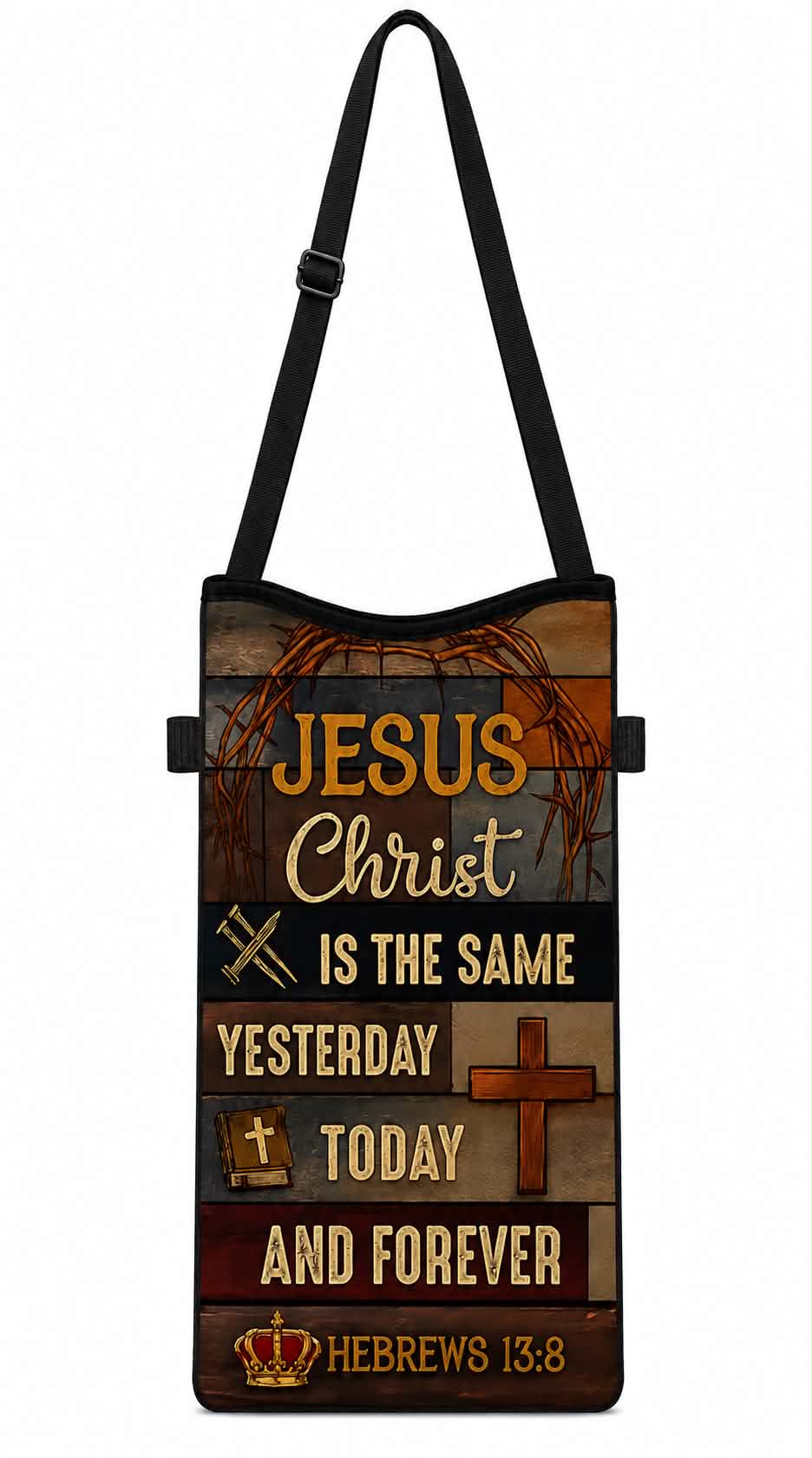 Jesus Christ Crossbody Phone Bag – Hebrews 13:8