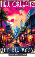 Vintage New Orleans, Louisiana Tin Sign
