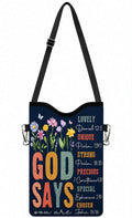 God Says You Are Crossbody Phone Bag
