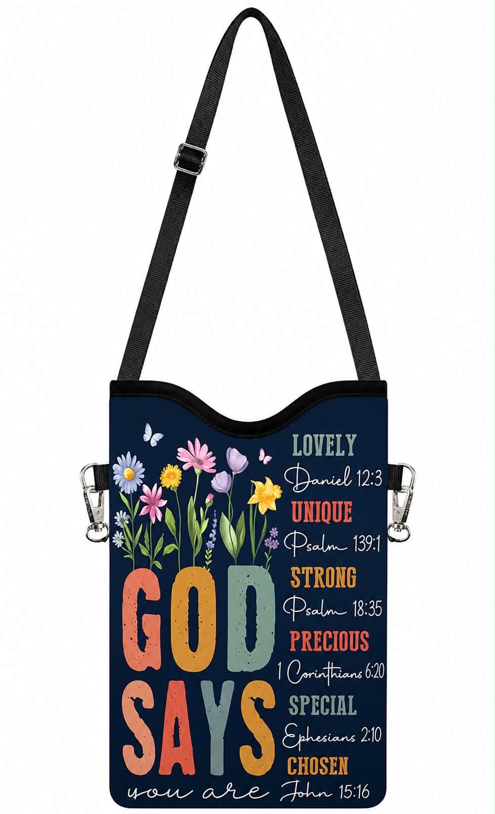 God Says You Are Crossbody Phone Bag