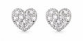 Crystal Heart 0.8cm Earrings