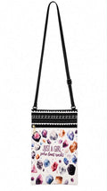 Just a Girl Who Loves Rocks Crossbody Phone Bag