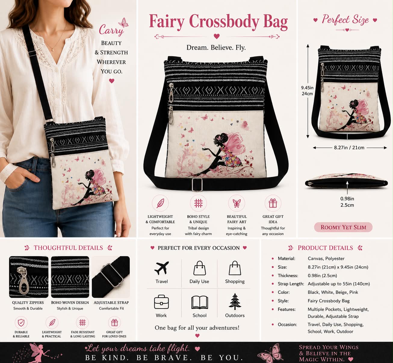 Fairy Crossbody Bag