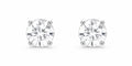 Cyrstal Cubic Zirconia Stud 0.8cm Earrings