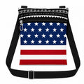American Flag Crossbody Bag for Women Adjustable Shoulder Strap