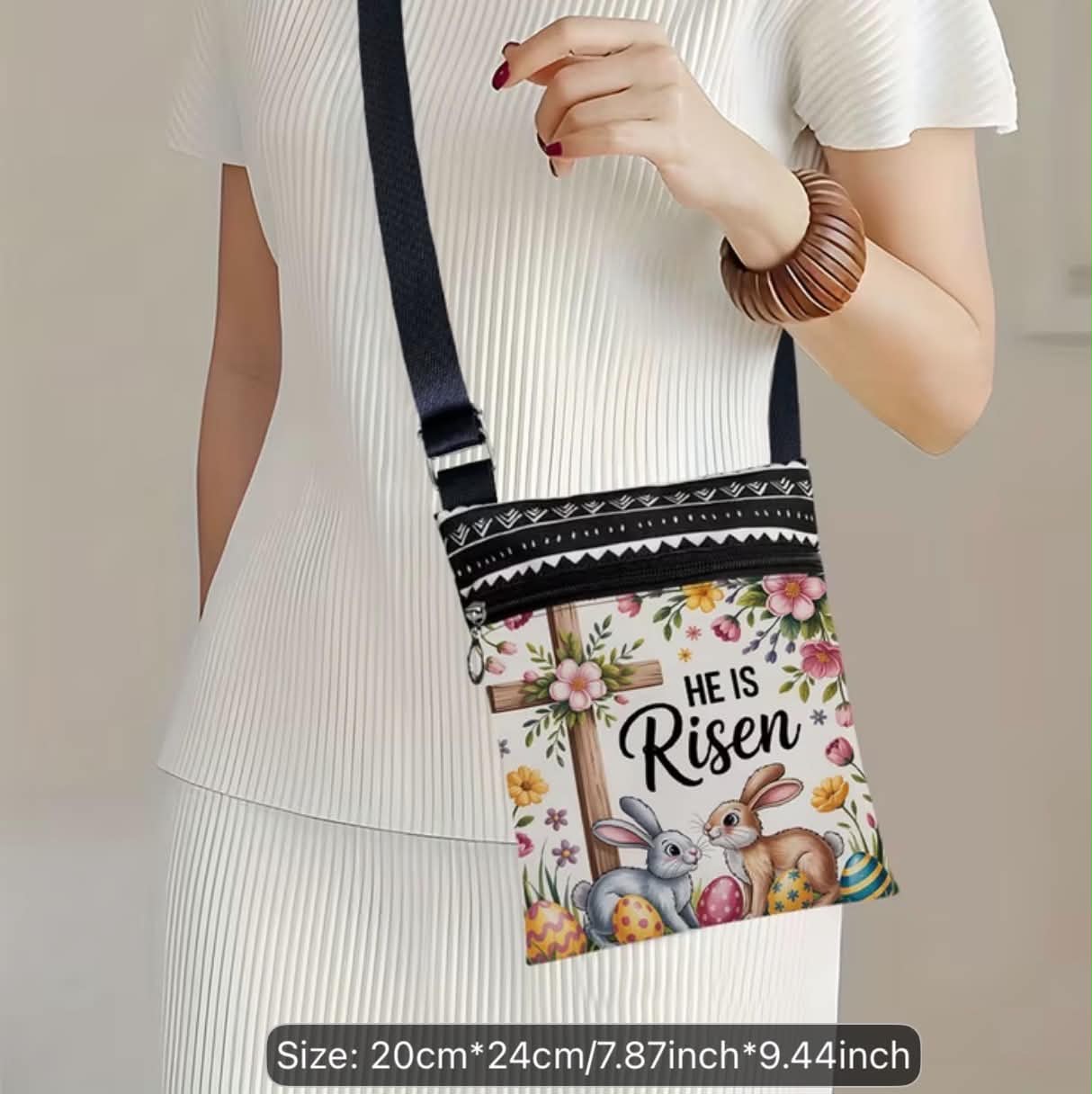 He Is Risen Crossbody Bag