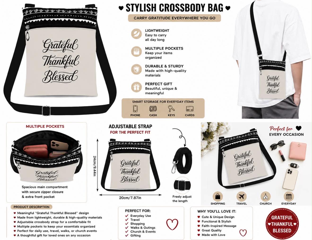 Stylish Crossbody Bag