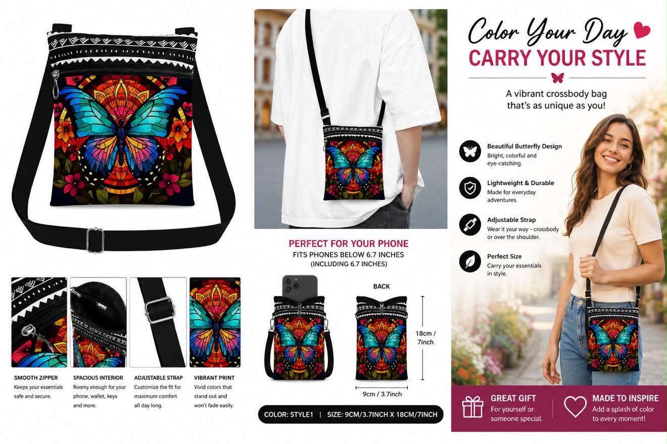 Color Your Day Carry Your Style Crossbody Bag