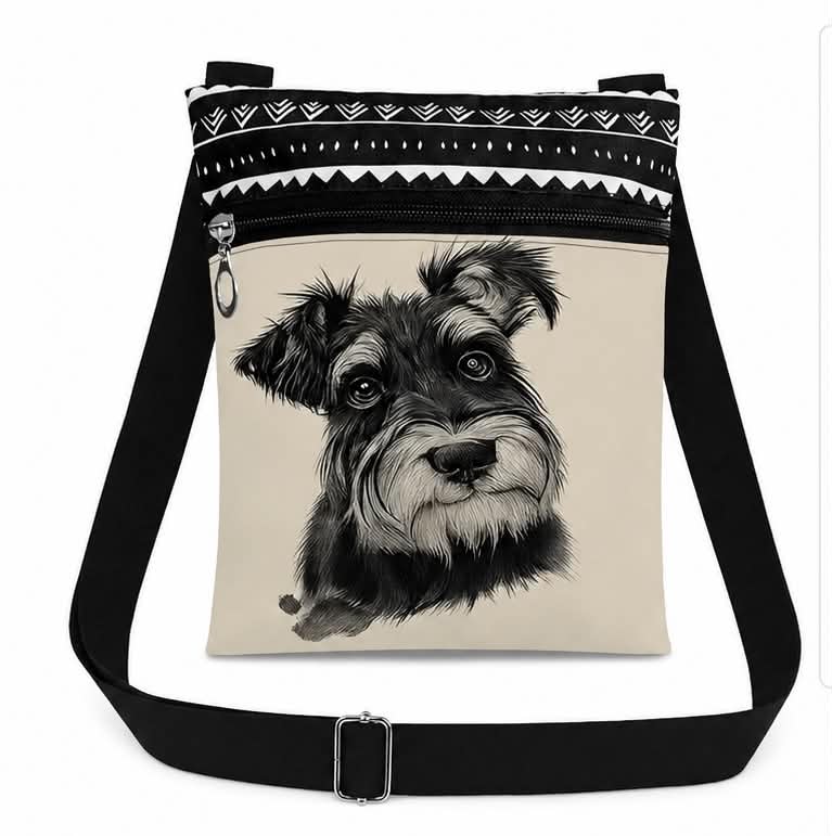 Schnauzer Crossbody Bag