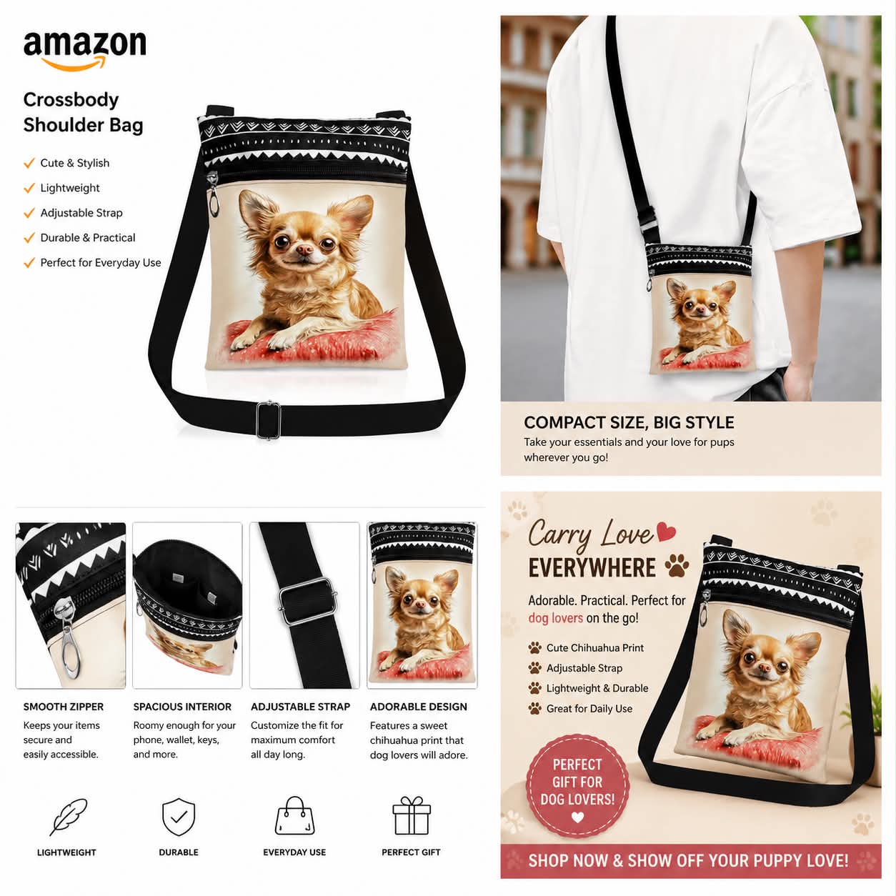 Carry Love Every Where Crossbody Bag