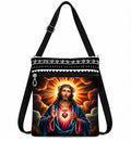 Sacred Heart of Jesus Crossbody Phone Bag Faith-Inspired Travel Purse