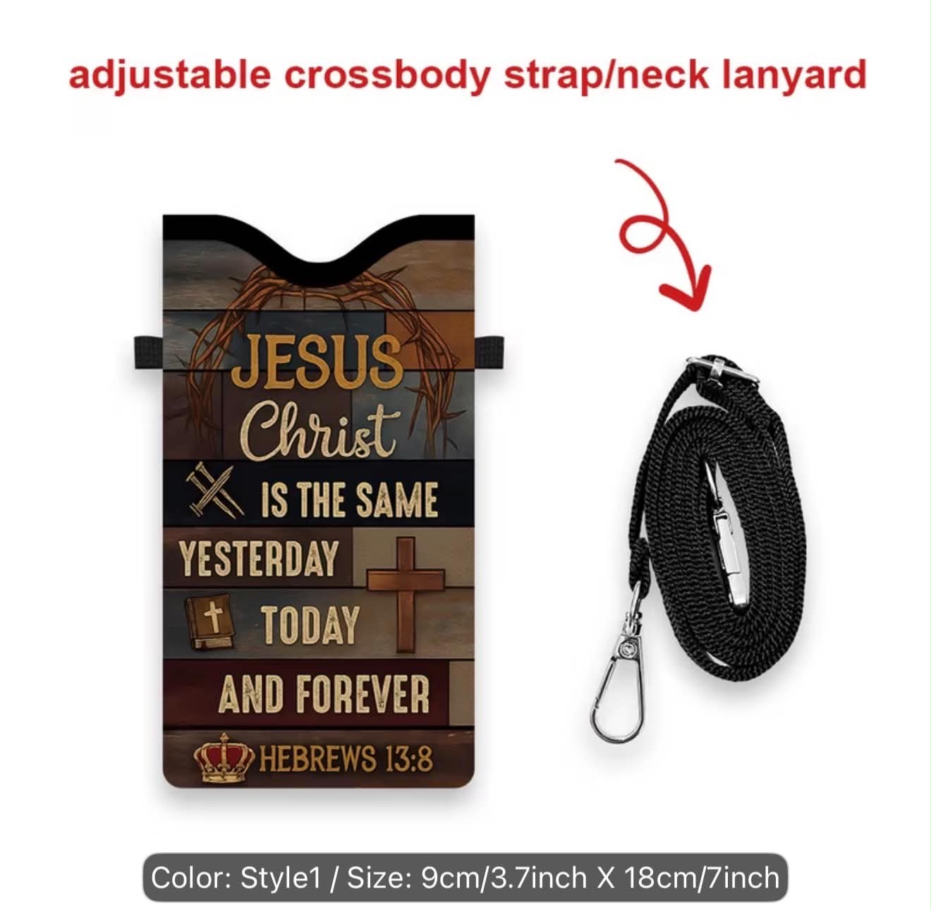 JESUS Christ Is The Same Yesterday Today And Forever Phone Bag