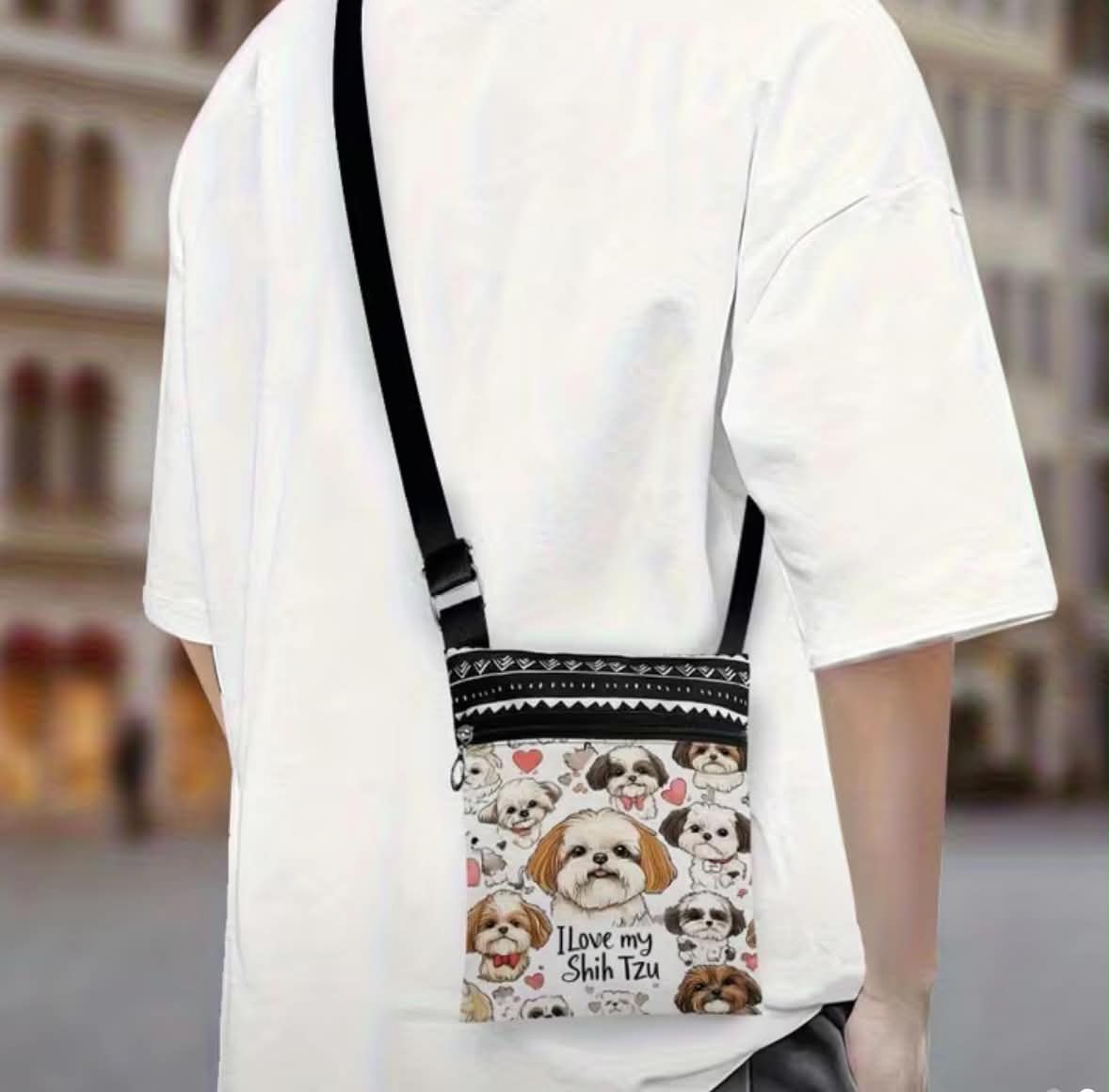 I Love My Shih Tzu Crossbody Bag