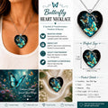 Butterfly heart Necklace