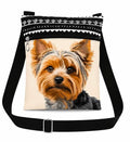 Yorkie Crossbody Bag With Adjustable Strap & Zipper