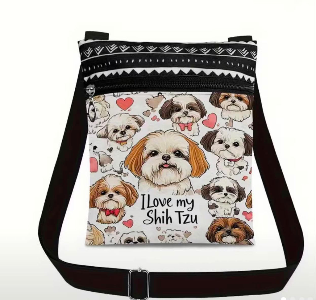I Love My Shih Tzu Crossbody Bag