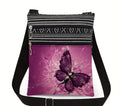 Butterfly Crossbody Bag Lightweight Shoulder Bag with Multiple Pockets