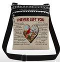 "I Never Left You" Cardinal-Inspired Crossbody Bag Multiple Pockets