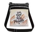 Faith Hope Strength Every Step You Take Crossbody Bag