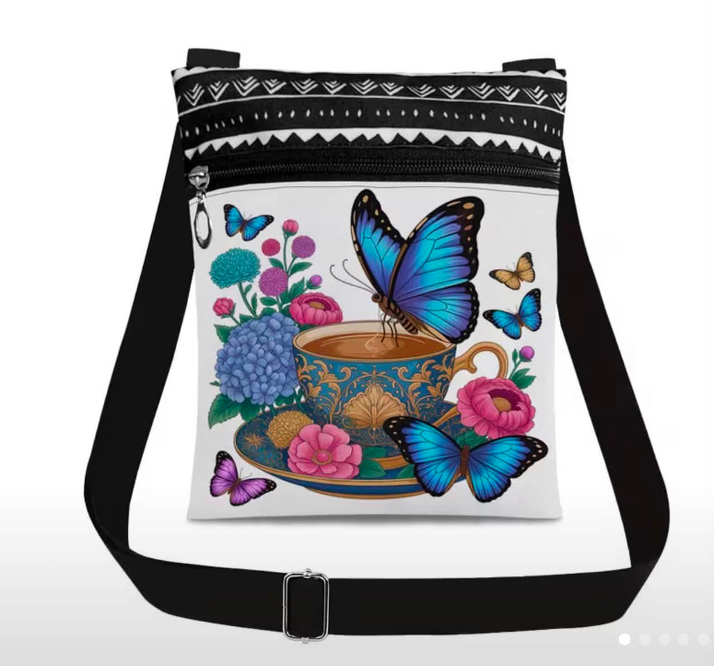 Butterfly & Bloom Crossbody Bag