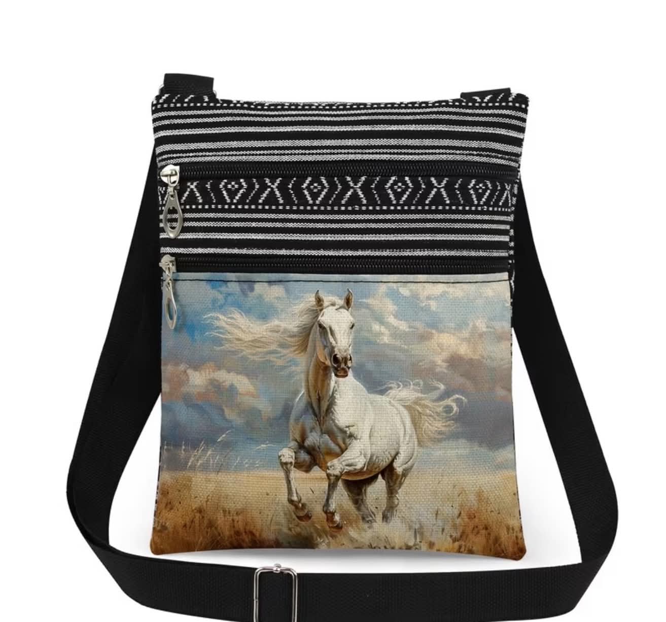 Wild & Free Horse Crossbody Bag