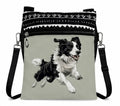 Dog Crossbody Bag Lightweight Shoulder Bag with Multiple Pockets