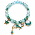 Ocean Breeze Dolphin Charm Bracelet