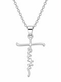 Faith Cross Necklace for Women