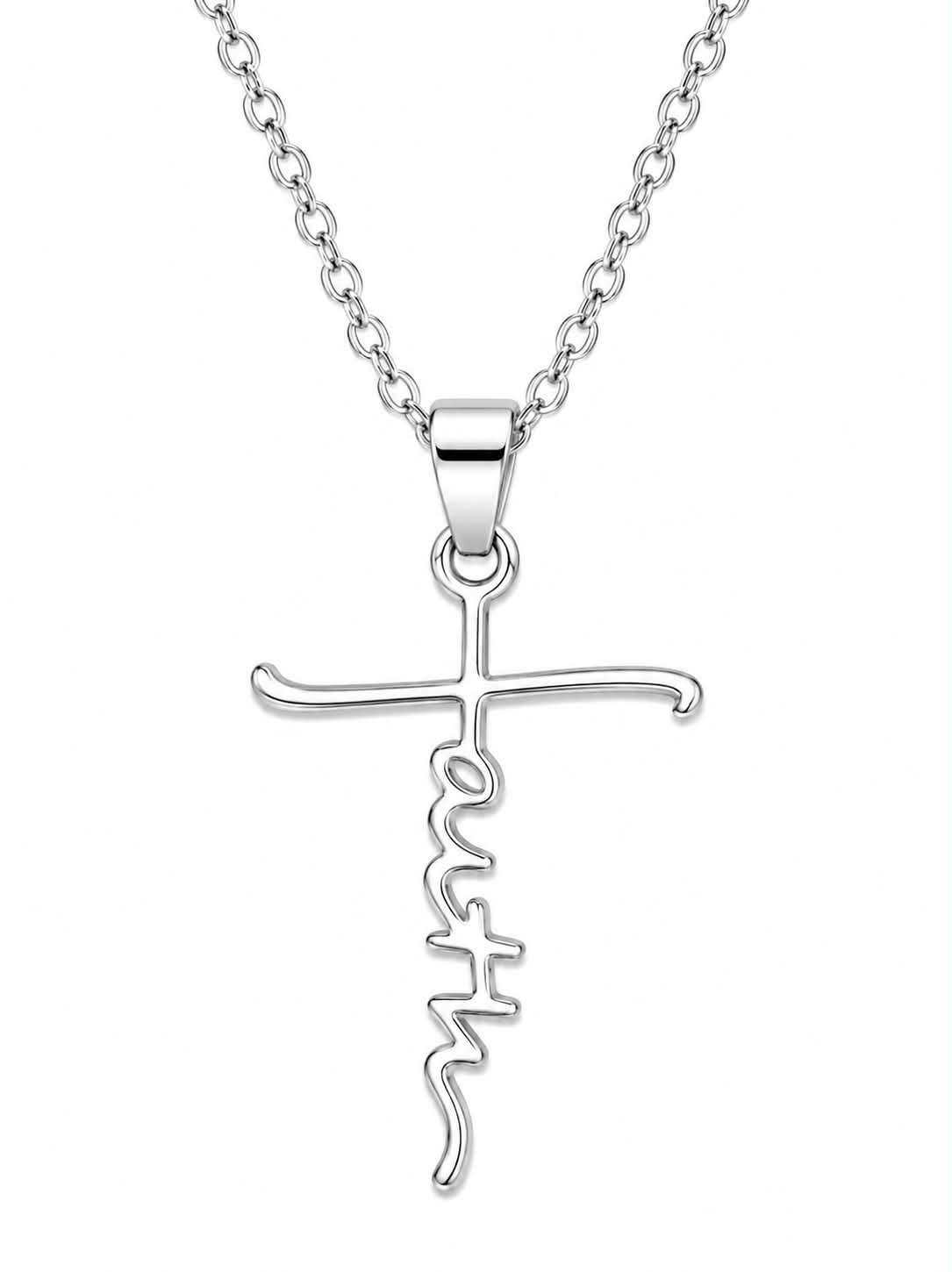 Faith Cross Necklace for Women