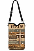 Jesus Is My Everything Phone Crossbody Bag Christian Inspirational Purse