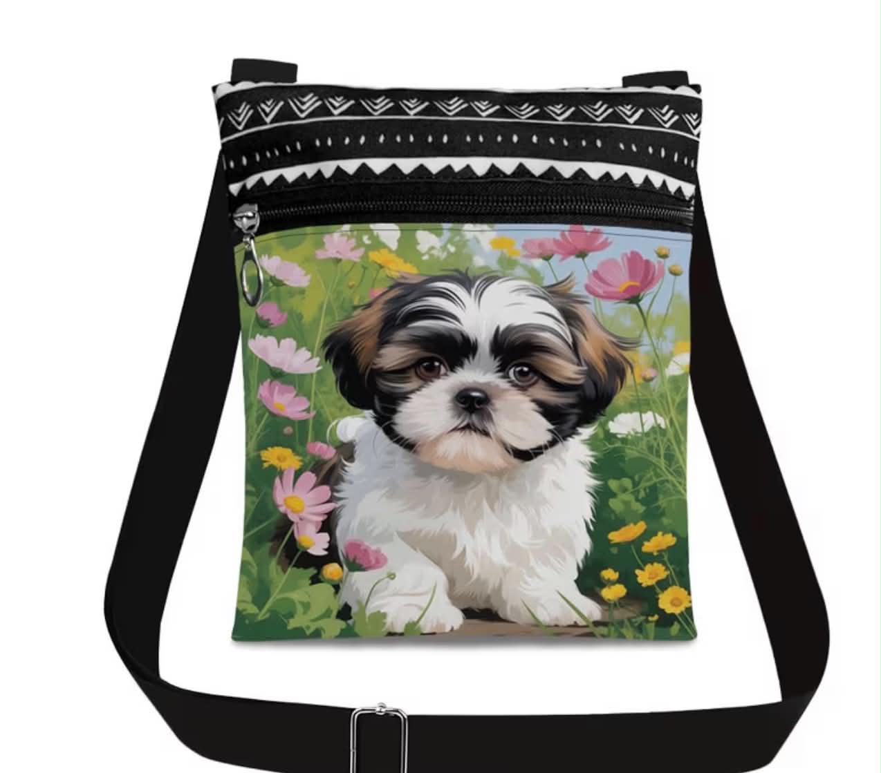 Shih Tzu Puppy Crossbody Bag