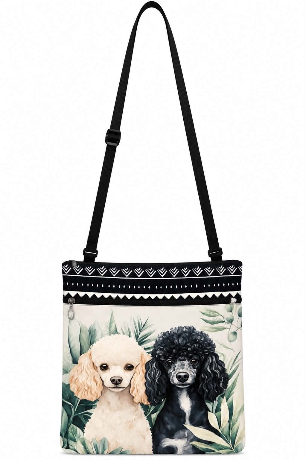 Poodle Duo Crossbody Phone Bag