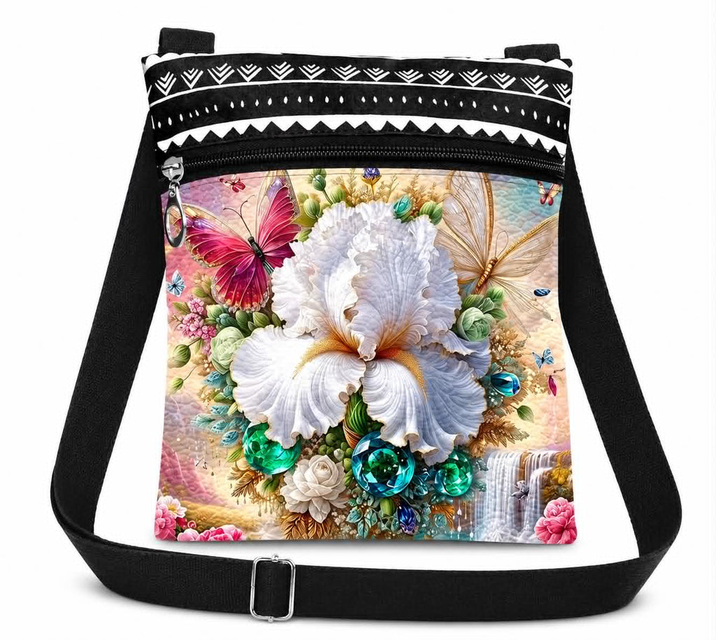 Butterfly Floral Crossbody Phone Bag