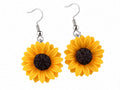 Sunflower Dangle Earrings