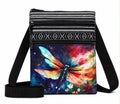 Dragonfly Multicolored Crossbody Purse