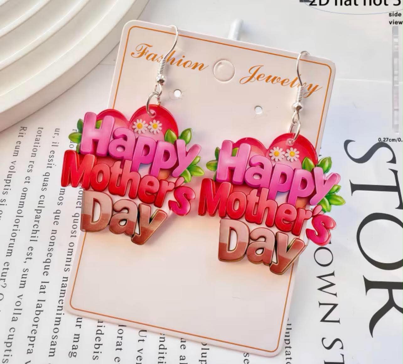Mother'S Day Themed Earrings