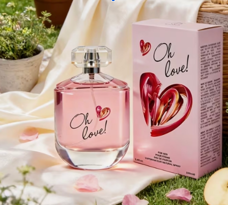 Oh Love! Eau De Parfum for Women Floral Fruity Perfume Spray 100ml / 3.4 fl oz Long Lasting Fragrance Gift for Her