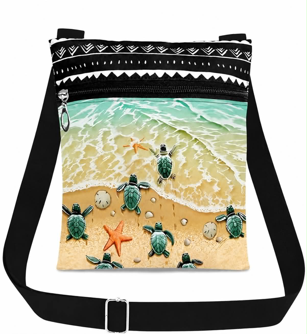 Carry a Paradise Turtles Crossbody Phone Bag