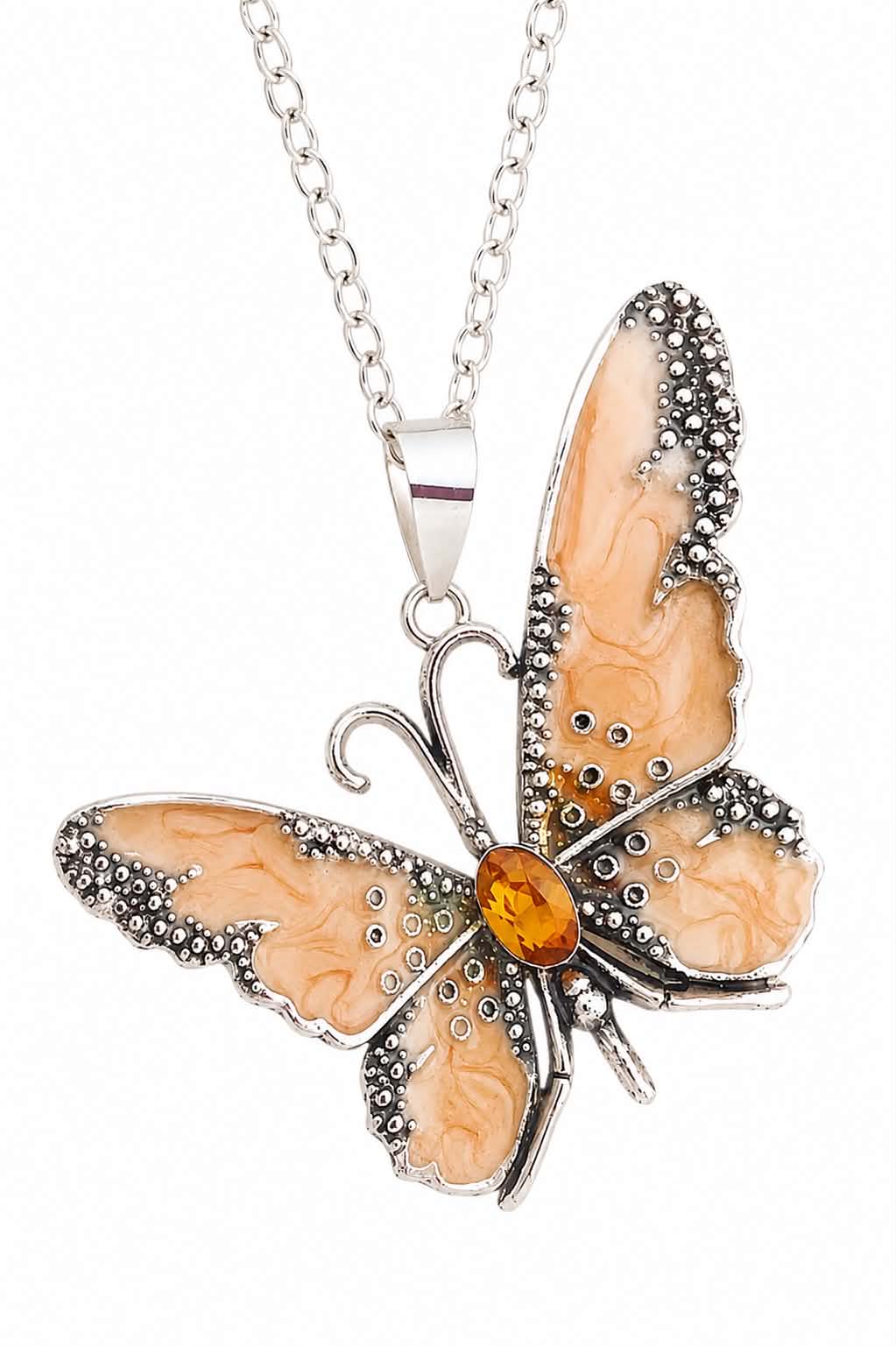 Butterfly Pendant Necklace